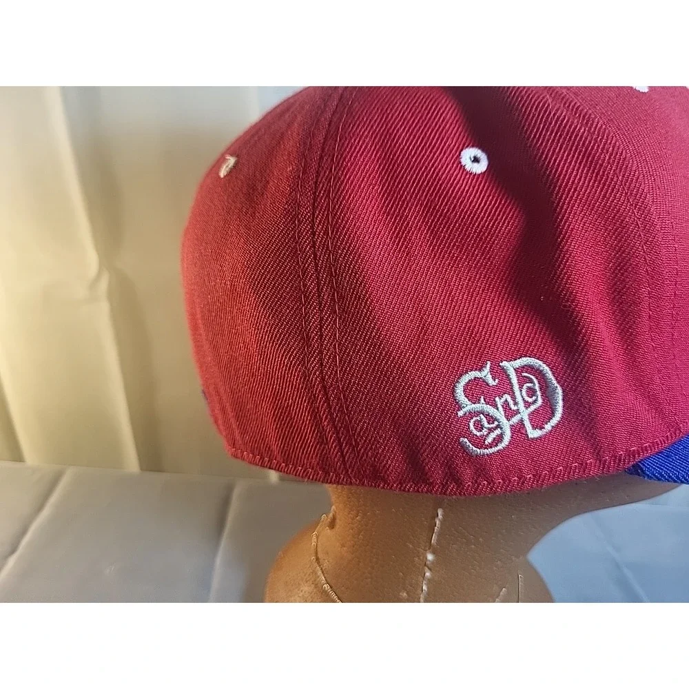Stall & Dean Newark Eagles Fitted Hat - Negro League Baseball‎ Cap.